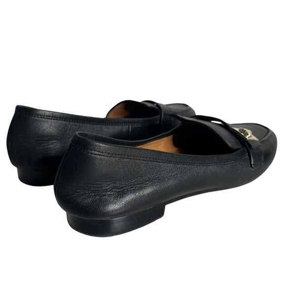 Kate Spade ♠️ Catroux Women’s Black Leather Slip On Loafers Flats Shoes Size 8B - Picture 7 of 11